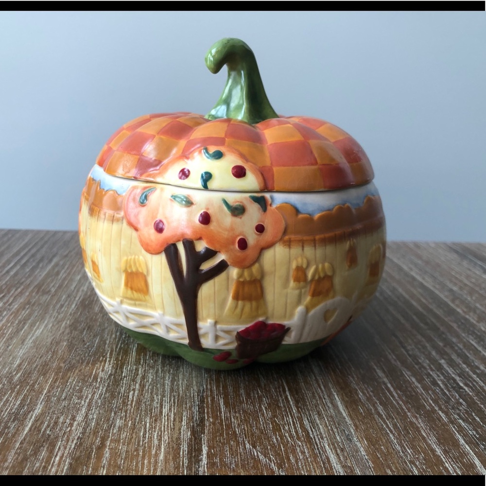 JIM SHORE HEARTWOOD CREEK ENESCO FALL PUMPKIN